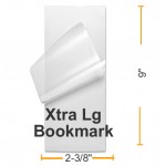 5 MIL 2 3/8" x 9" XL Bookmark Laminating Pouches
