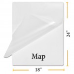 3 MIL 18" x 24" Map Laminating Pouches