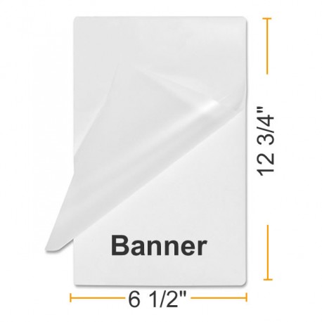 Banner Size Laminating Pouches