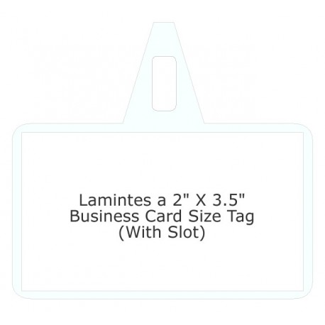Hanging Label Laminating Pouches
