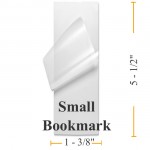 BULK Small Bookmark Laminating 1-3/8"x5-1/2" *1000 Pouches