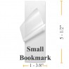 BULK Small Bookmark Laminating 1-3/8"x5-1/2" *1000 Pouches