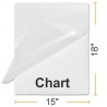 5 MIL 15" x 18" Chart Laminating Pouches