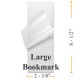 5 MIL 2 3/8" x 8 1/2" Large Bookmark Laminating Pouches