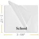 School Size Lamination Pouches