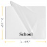 School Size Lamination Pouches