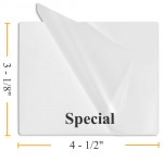 7 MIL 3 1/8" x 4 1/2" Special Laminating Pouches