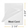 10 MIL Meat Card Laminating Pouches