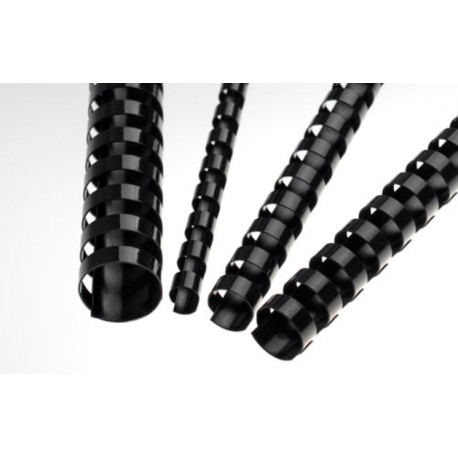 50pk MyBinding PC200BK Black 2 Black Plastic Binding Combs