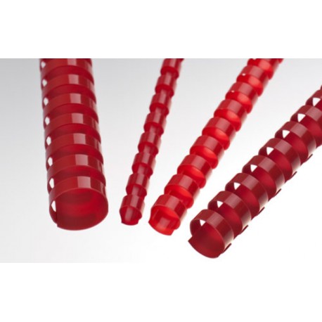 Plastic Binding Combs - Red