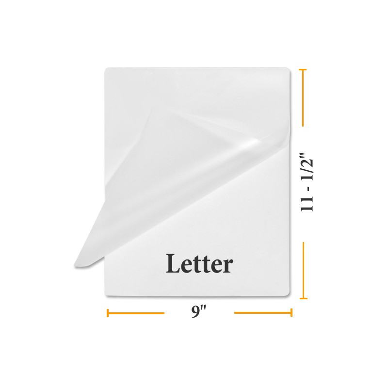 50 Letter Laminating Pouches Laminator Sleeves 10 Mil 9 x 11-1/2 Quality 