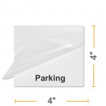 5 MIL 4" x 4" Parking Permit Laminating Pouches