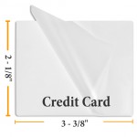 3 MIL 2 1/8" x 3 3/8" Credit Card Size Laminating Pouches