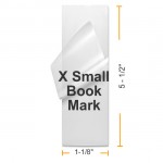 5 MIL 1 1/8" x 5 1/2" Extra Small Bookmark Laminating Pouches