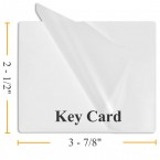 2 1/2" x 3 7/8" Key Card Laminating Pouches