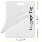 4 1/4" x 2 1/2" Luggage Tag Laminating Pouches 