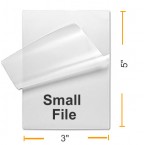3" x 5" Small File Laminating Pouches