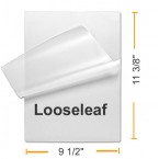 9 1/2" x 11 3/8" Looseleaf Laminating Pouches