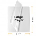 3 1/4" x 5 1/4" Large Prayer Laminating Pouches
