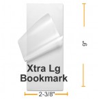 2 3/8” x 9” Xtra Lg Bookmark Laminating Pouches